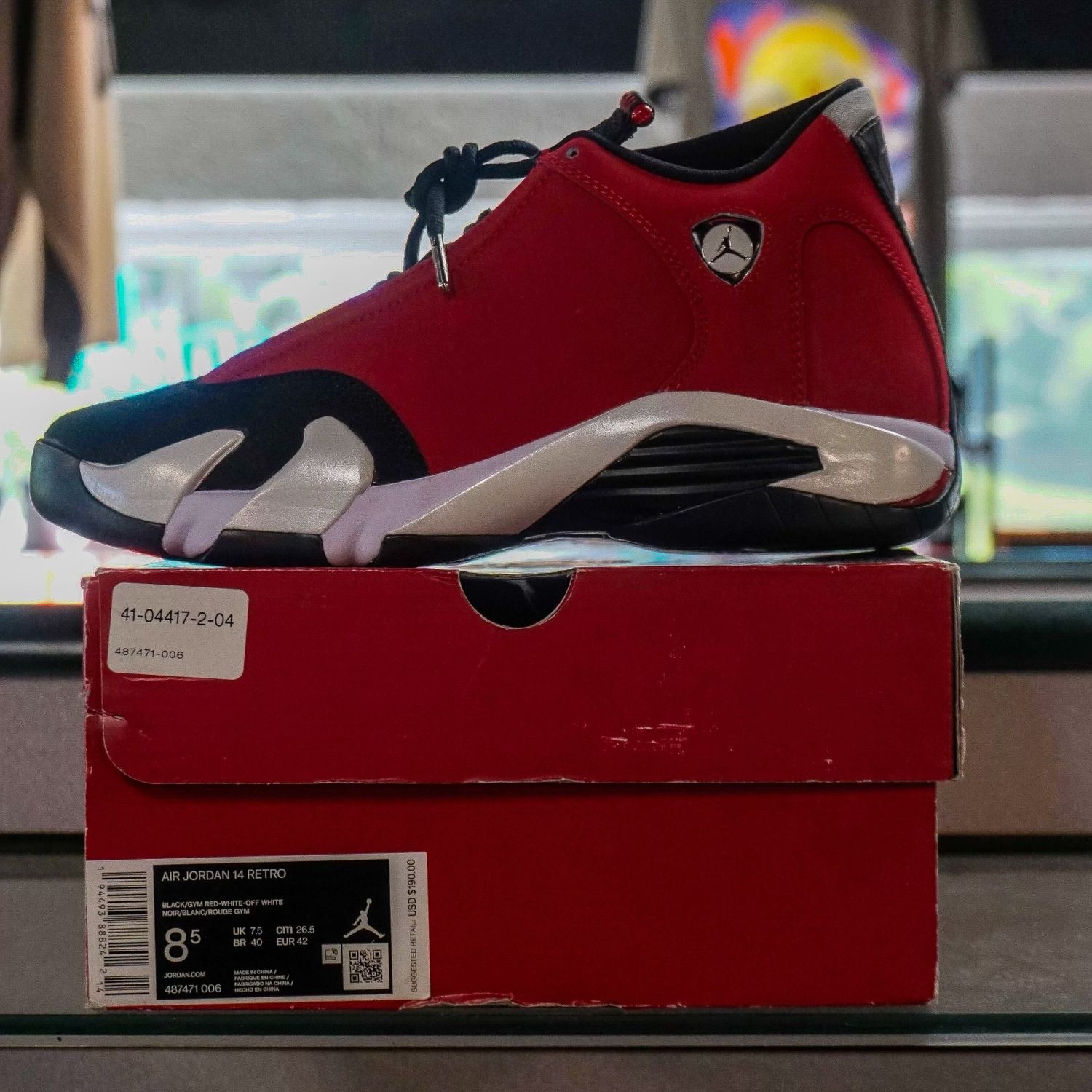 Jordan 14 Red Toro