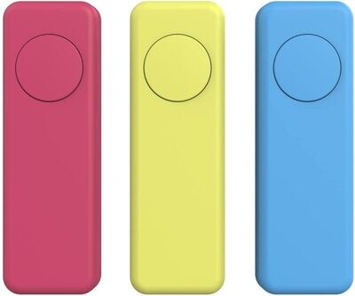 THIRDREALITY ZigBee Smart Button 3 Pack, Red Blue Yellow, 3-Way Remote Control, Require Zigbee hub, Compatible With SmartThings, Aeotec, Hubitat, Home Assistant, Third Reality Hub, Battery Included. THIRDREALITY ZigBee Smart Button 3 Pack, Red Blue Yellow, 3-Way Remote Control, Require Zigbee hub, Compatible With SmartThings, Aeotec, Hubitat, Home Assistant, Third Reality Hub, Battery Included.