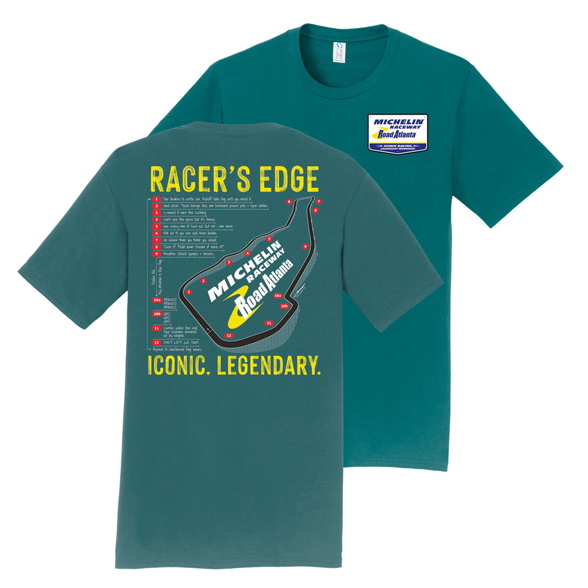 Racer's Edge T-Marine Grn