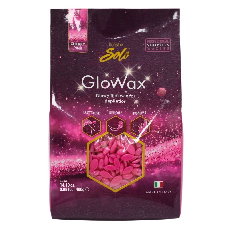 Cherry Pink Glowax 0.88 lbs - Low temp Hard Wax Beads
