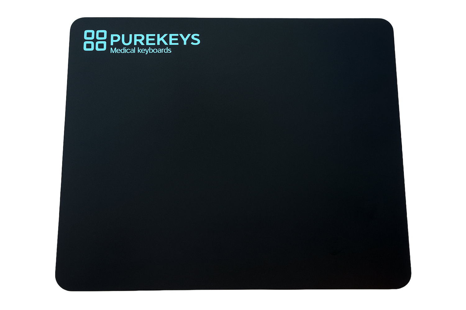 PUREKEYS SILICONE MOUSE MAT / MOUSEPAD BLACK