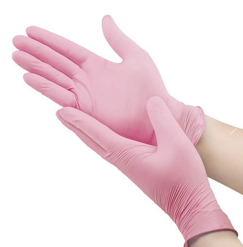 Nitrile gloves Exam Pink - Amabilia Pro Carton 1,000 units MEDIUM Nitrile gloves Exam Pink - Amabilia Pro Carton 1,000 units MEDIUM