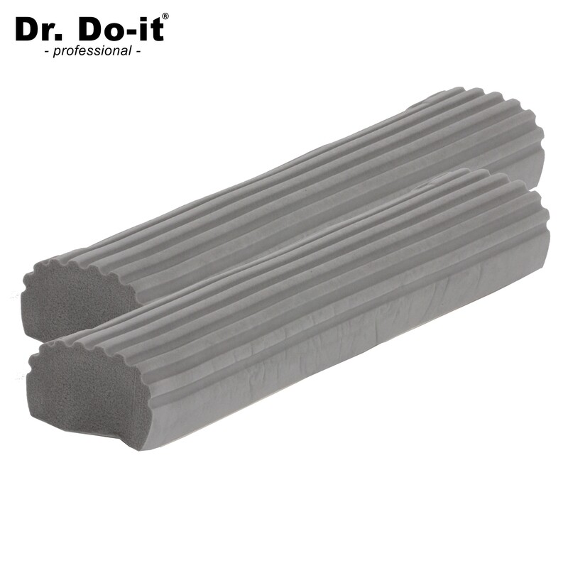Dr. Do It Professional Wischer - Ersatzschwamm (grau, 2er Pack)