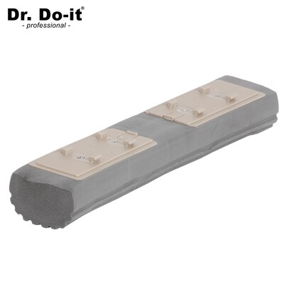 Dr. Do It Professional Wischer - Ersatzschwamm (grau, 2er Pack)