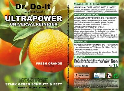 1x Dr. Do It Professional Universalreiniger, 1Liter