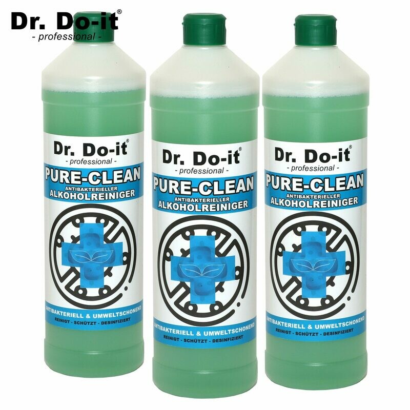 3x Dr. Do It Professional Alkoholreiniger (1Liter)