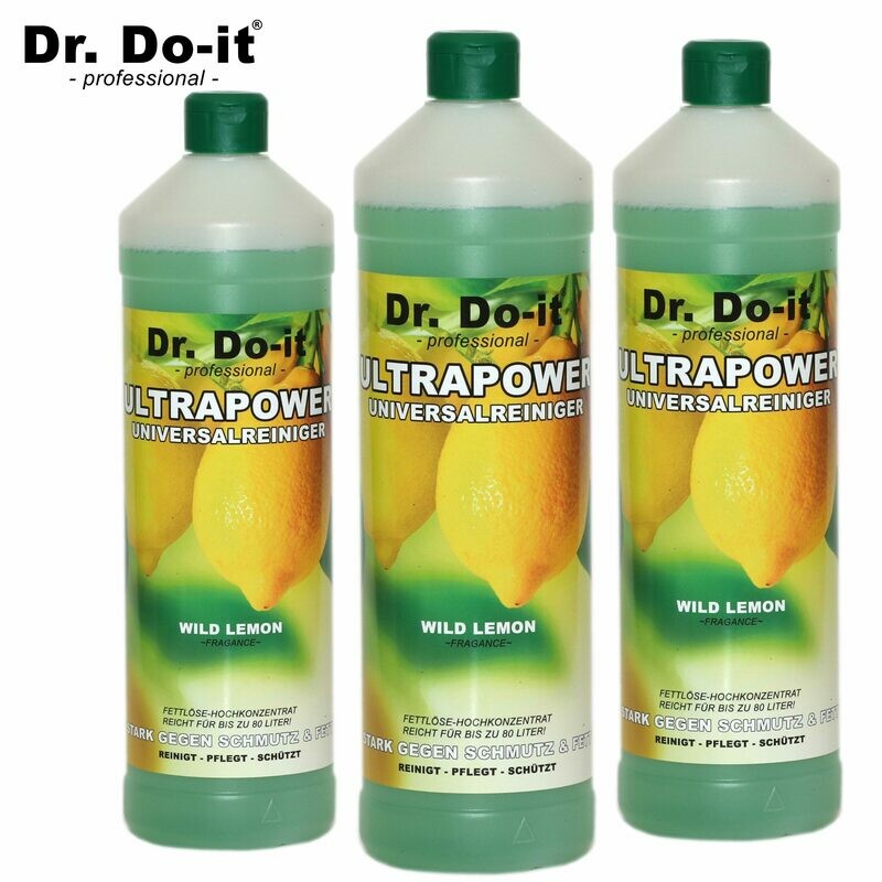 Dr. Do It Professional Universalreiniger, 3x 1Liter