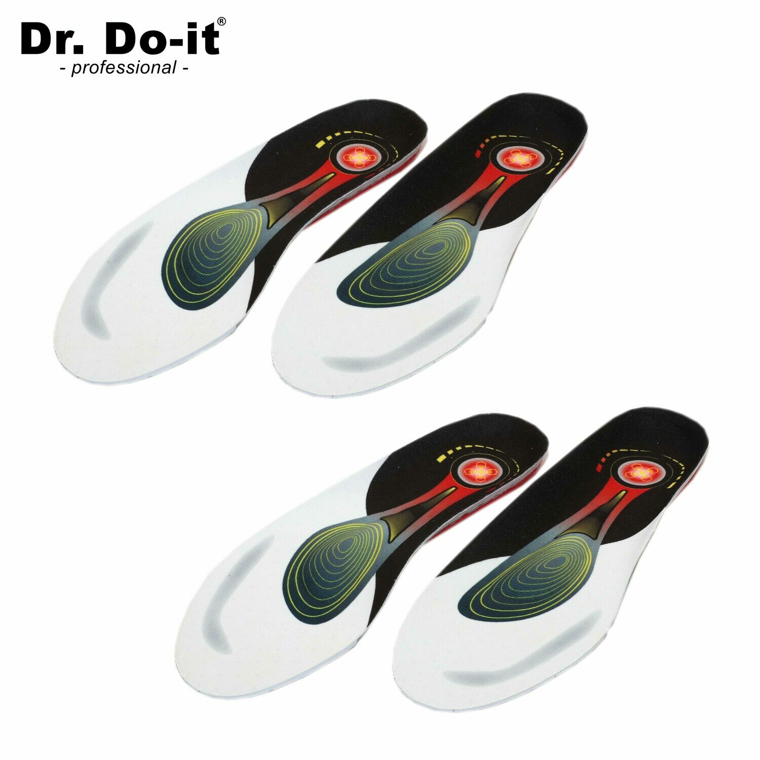 Dr. Do It Premium-Schuheinlagen, 2er Pack