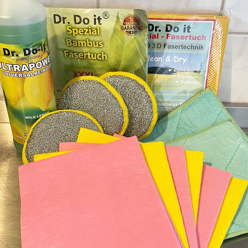 Dr. Do It &quot;BLITZ-BLANK&quot;-Reinigungstücher-Set