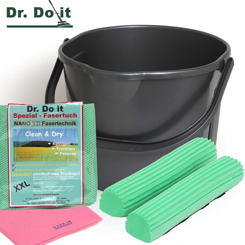 Dr. Do It Doppelkammer-Eimer im Set