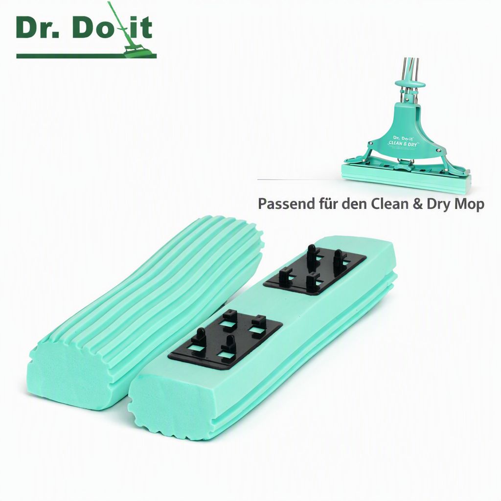 Dr. Do It Clean &amp; Dry Ersatzschwamm (2er Pack)