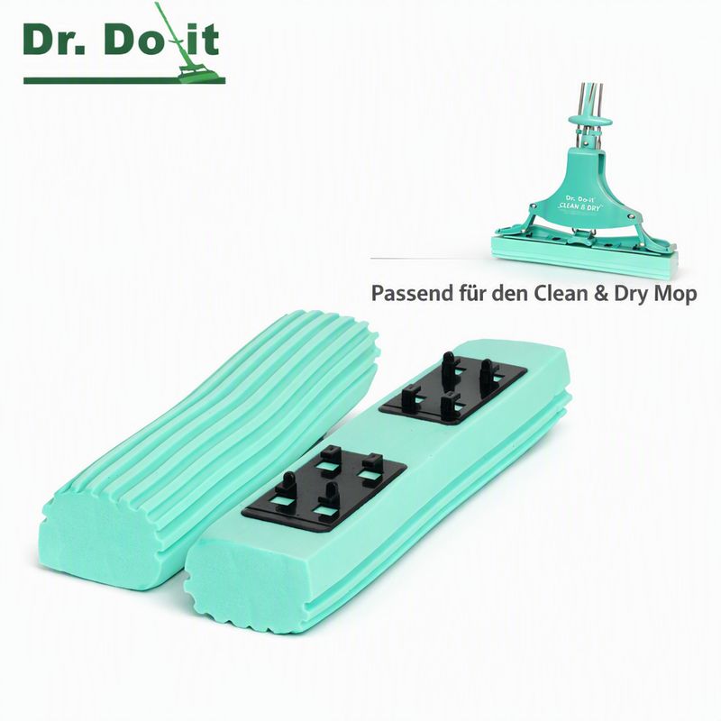 Dr. Do It Clean &amp; Dry Ersatzschwamm (2er Pack)