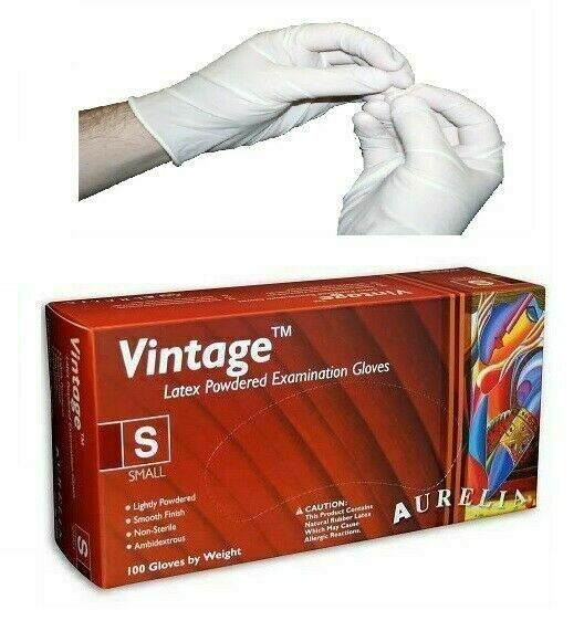Aurelia Vintage Latex Lightly Powdered gloves.