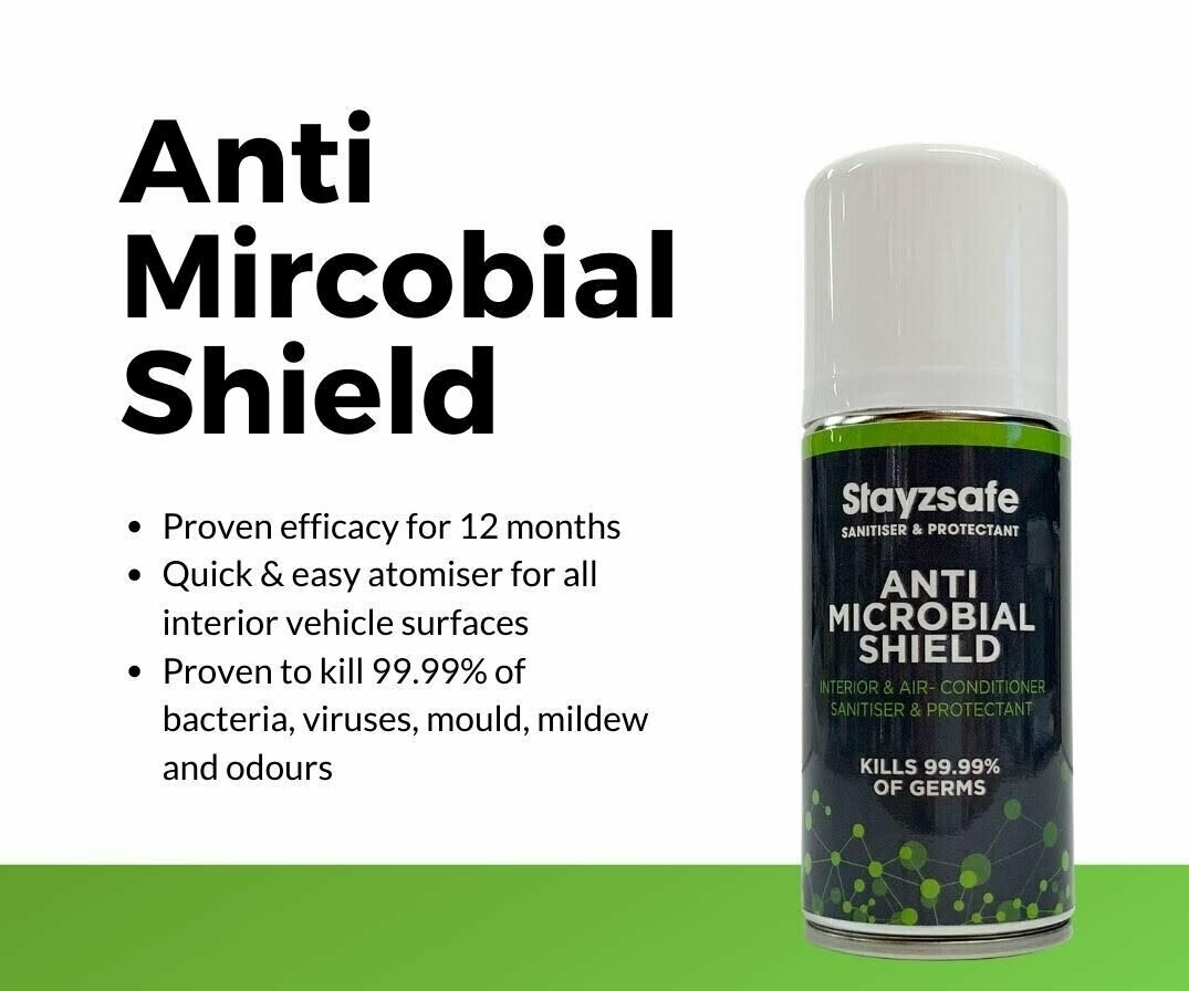 Box of 12 Stayzsafe Anti Microbial Sheild 100Ml