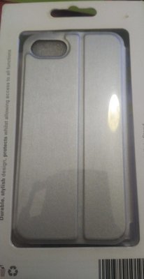 IPHONE 7 CASE - SILVER - BRAND NEW WITH BUILT IN STAND - TORTOISE