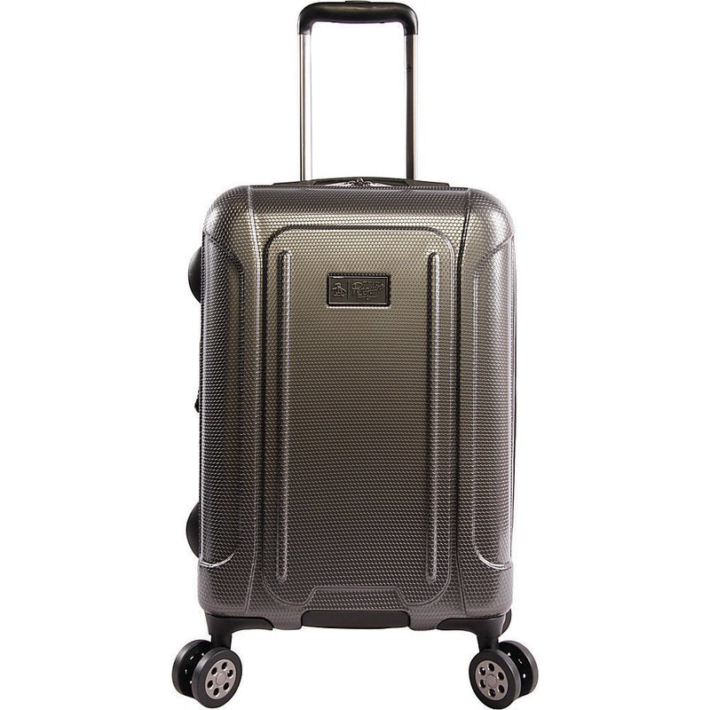 PENGUIN HONEYCOMB PAP HARDSHELL CABIN SUITCASE - CHARCOAL