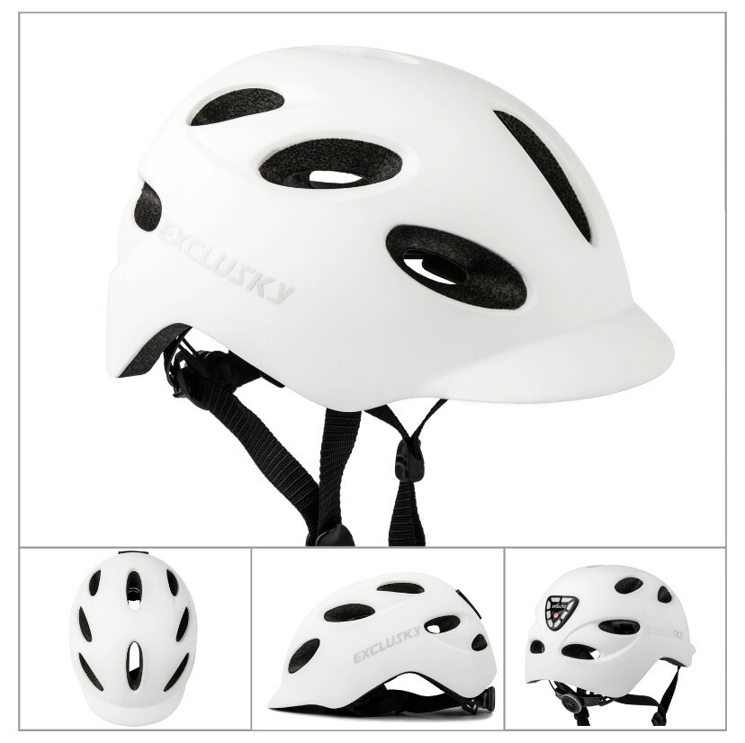 Exclusky Rechargeable Helmet WHITE