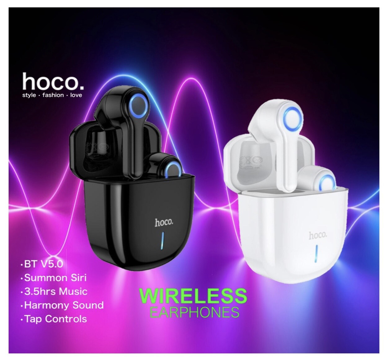 Hoco TWS ES45 Earphones - Black