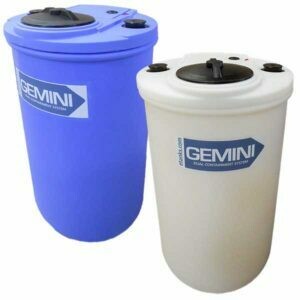 40 Gallon Flat Top Gemini Dual Containment™ Tank - SD - Blue or Natural