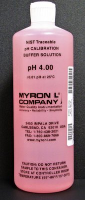 PH4, Myron L Company PH4 Calibration Solution, Quart