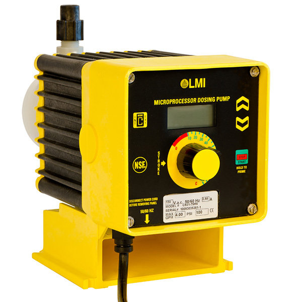 C931-25HV, LMI Pump 8.0 GPH/60 PSI with 4-20mA or Pulse Control