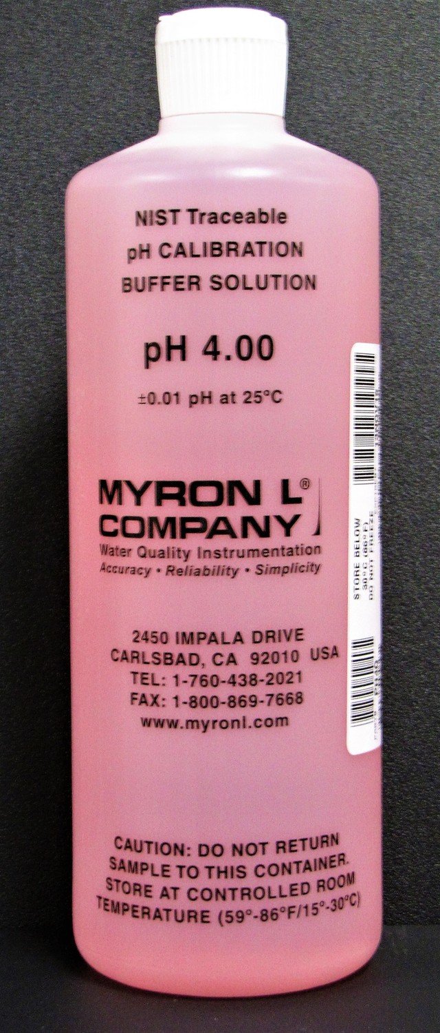PH4, Myron L Company PH4 Calibration Solution, Quart