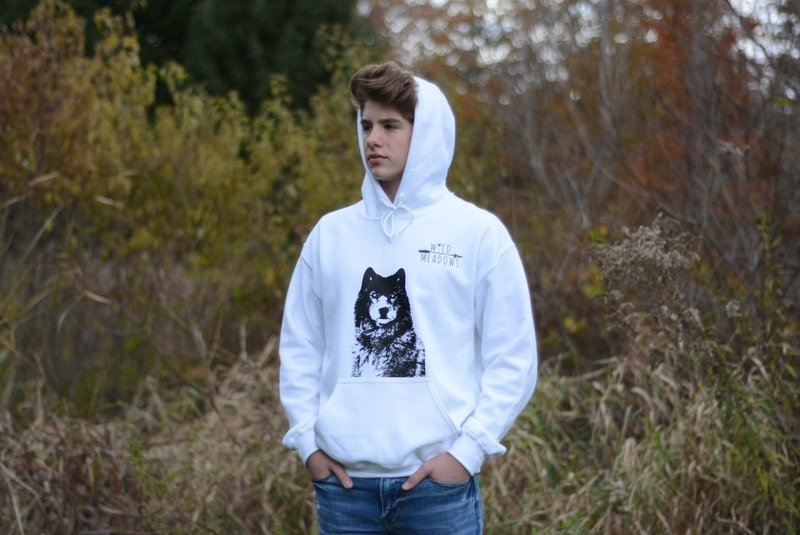 ARROW HOODIE-WHITE