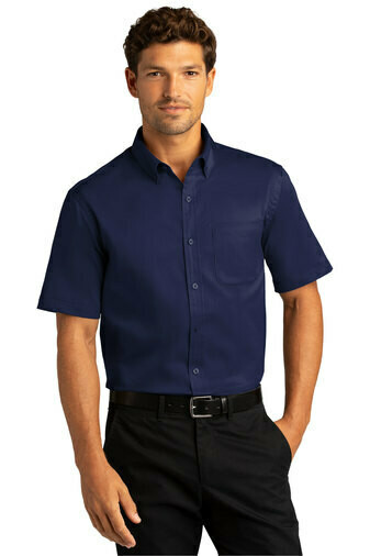 Port Authority® Short Sleeve SuperPro™ React™Twill Shirt