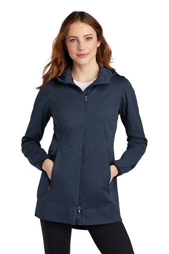 Ladies Active Hooded Soft Shell Jacket