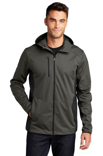 Active Hooded Soft Shell Jacket