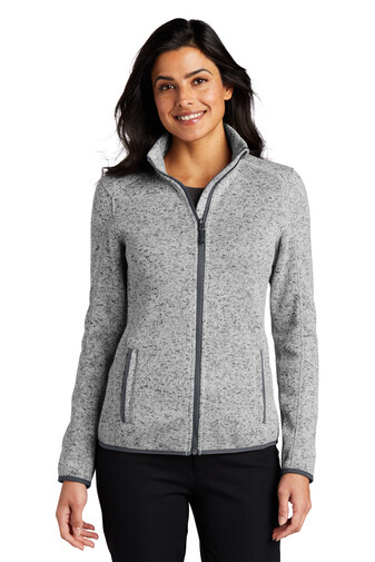 Ladies Sweater Fleece Jacket