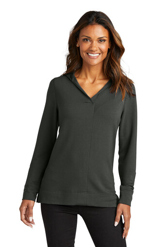 Ladies Microterry Pullover Hoodie
