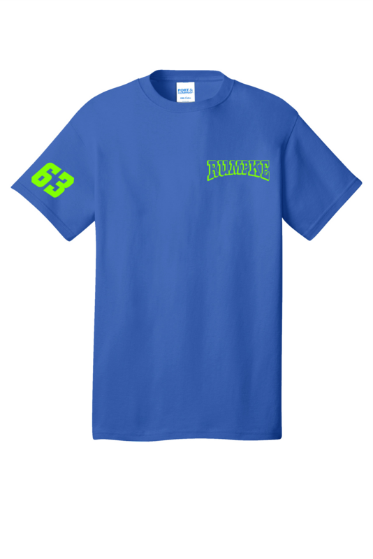 50/50 BLEND TEE ROYAL
