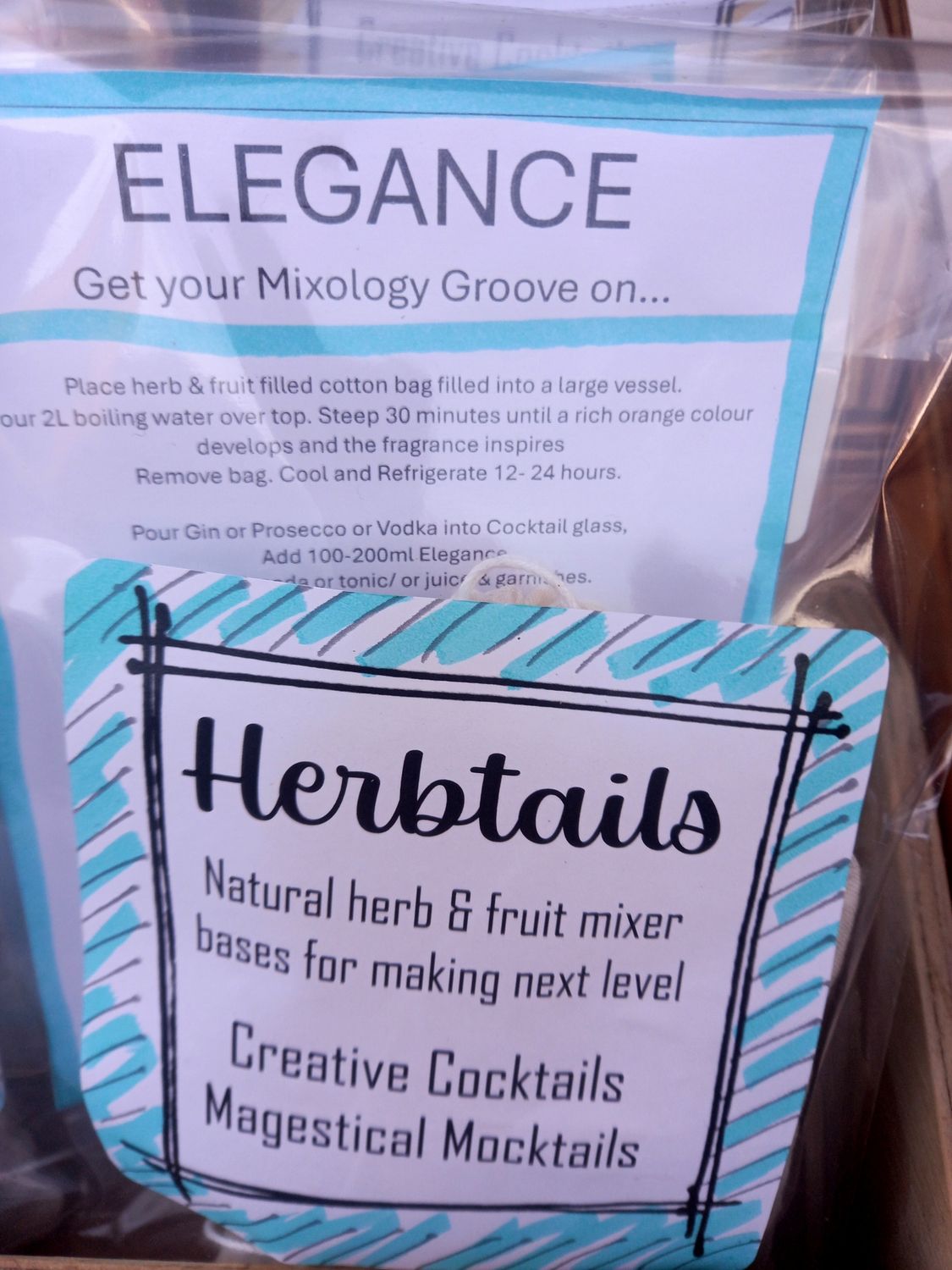 HERBTAILS: Elegance - mixer base for Creative Cocktails/Magestical Mocktails