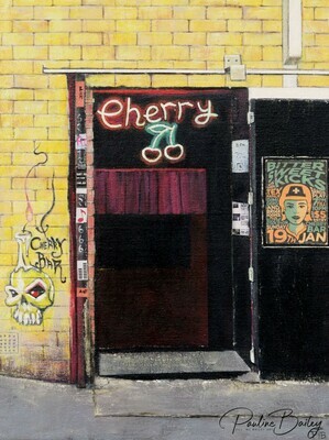 Blank greeting card - Cherry Bar (Bitter Sweet)