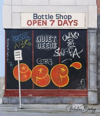 Original painting - Corner James and Brunswick