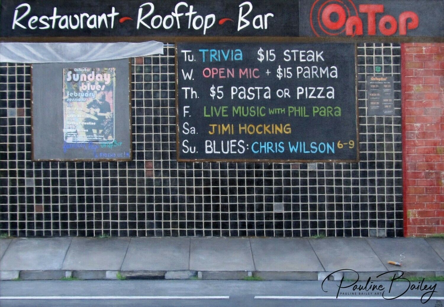 Original painting - OnTop Bar