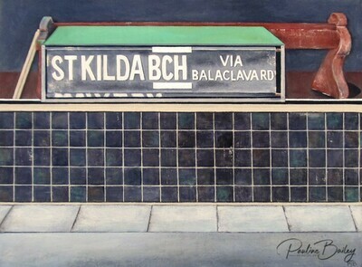 Original Painting - Biba, St Kilda.