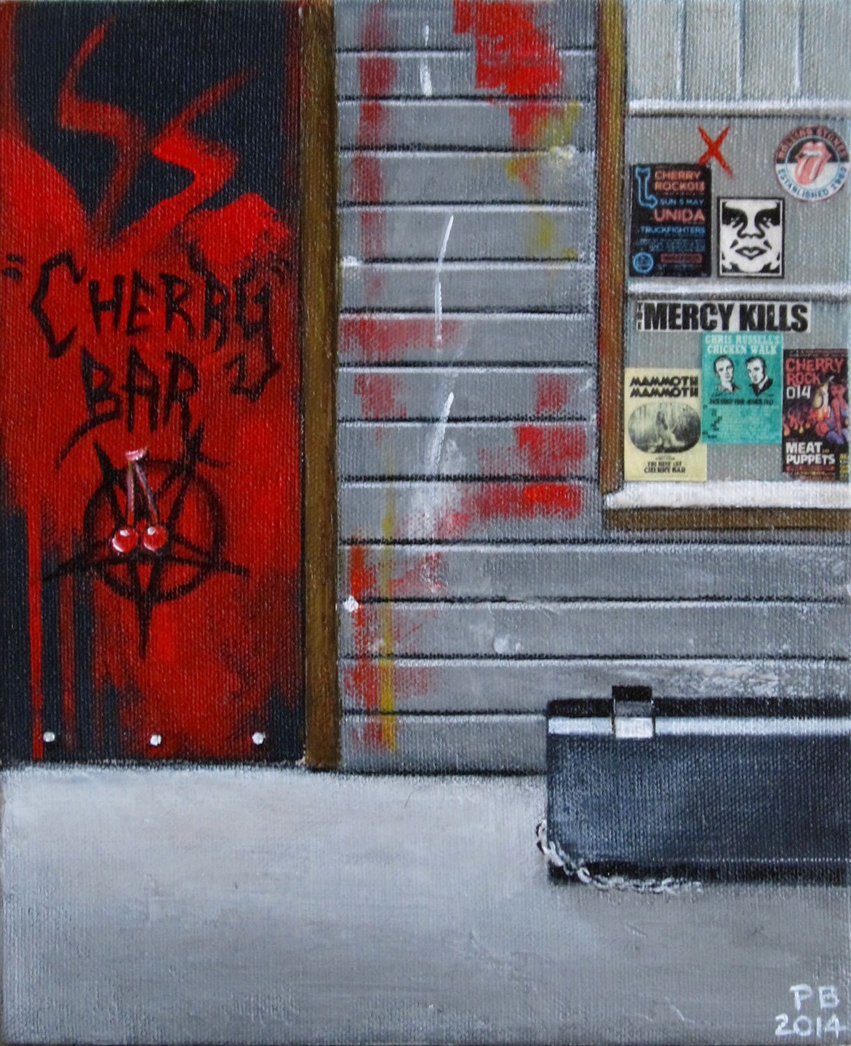 Original painting - Cherry Bar (Small)