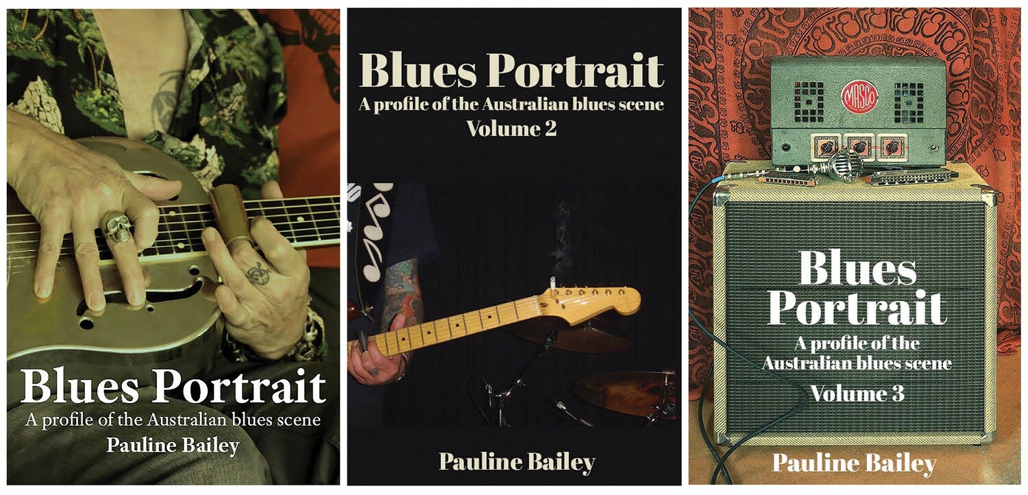 Three book set - Blues Portrait Volumes 1, 2, and 3.
