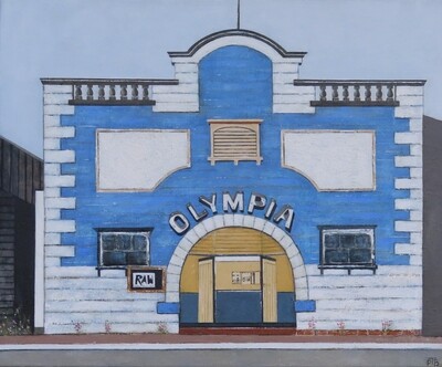 Original Painting - Olympia Theatre, Bombala. * On display at Segue Gallery, Stratford until June 29