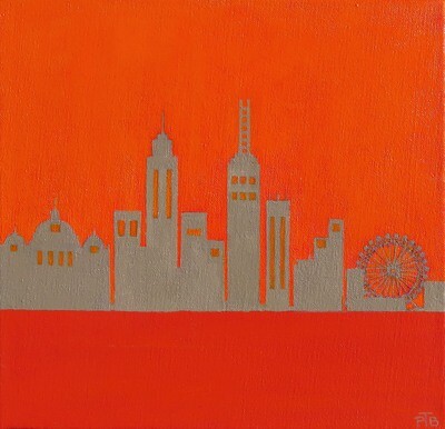 Original painting - City Skyline