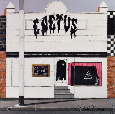 Blank greeting card - Cactus Room, Thornbury