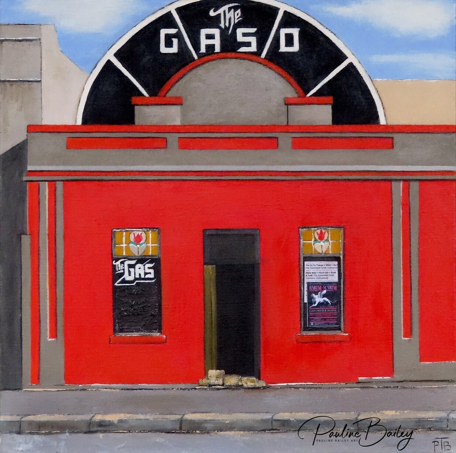 Blank greeting card - The Gaso, Collingwood