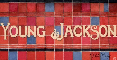 Original painting - Young and Jackson, Melbourne. *On display at the Criterion Hotel, Sale (payment and pickup options in description)