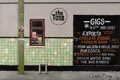 Original painting - The Tote (40th Anniversary)