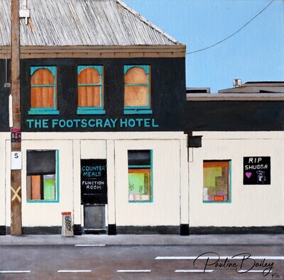 Original painting - Footscray Hotel