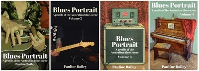 Four book set - Blues Portrait Volumes 1, 2, 3 and 4.