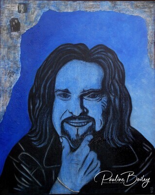 Original painting - Rock Me Baby (Billy Thorpe)