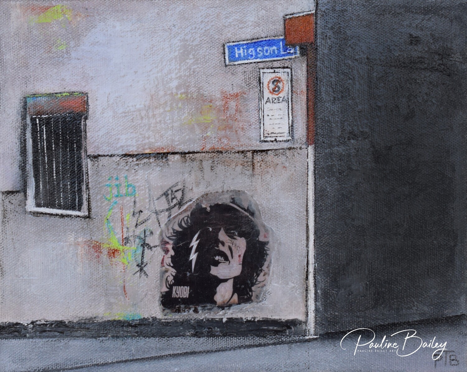 Original painting - Higson Lane, CBD